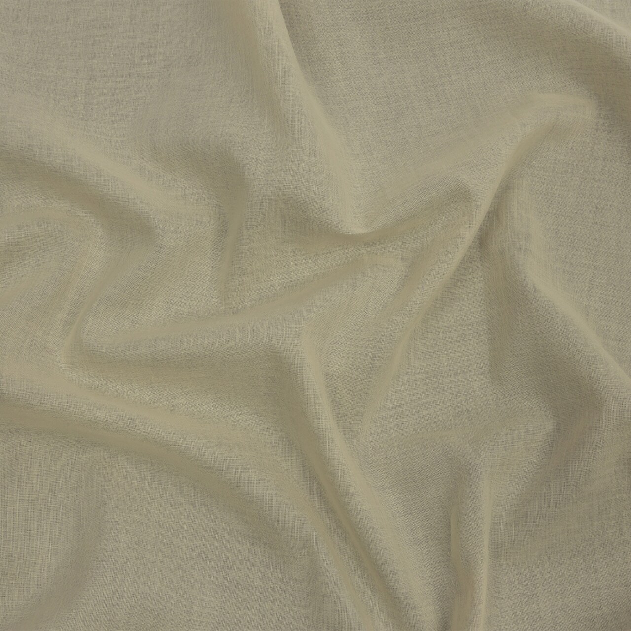 1 Yard Natural Cotton Voile Lightweight Sheer Breathable Solid Fabric
